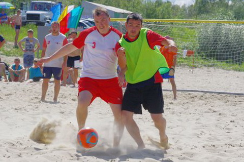 Турнир по пляжному футболу "Сурские пески-2012"